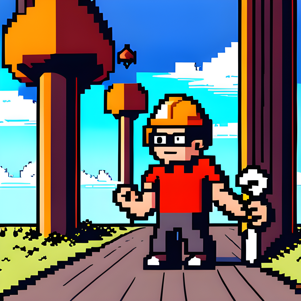 man in a red shirt black glasses and a yellow helmet holding a wrench thinking about transitioning to IT career