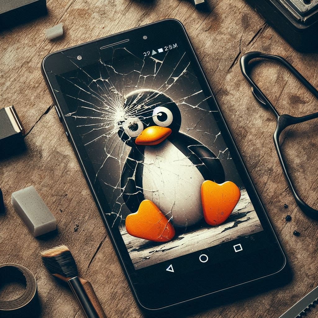 Broken termux sms send penguin