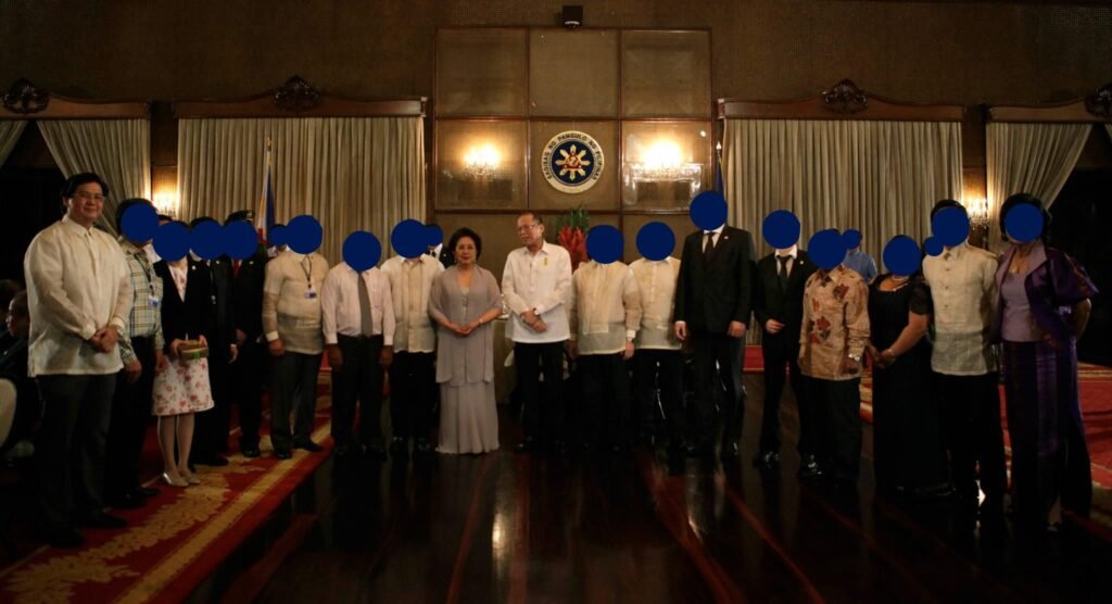 Sam Galope at the Malacanang Palace