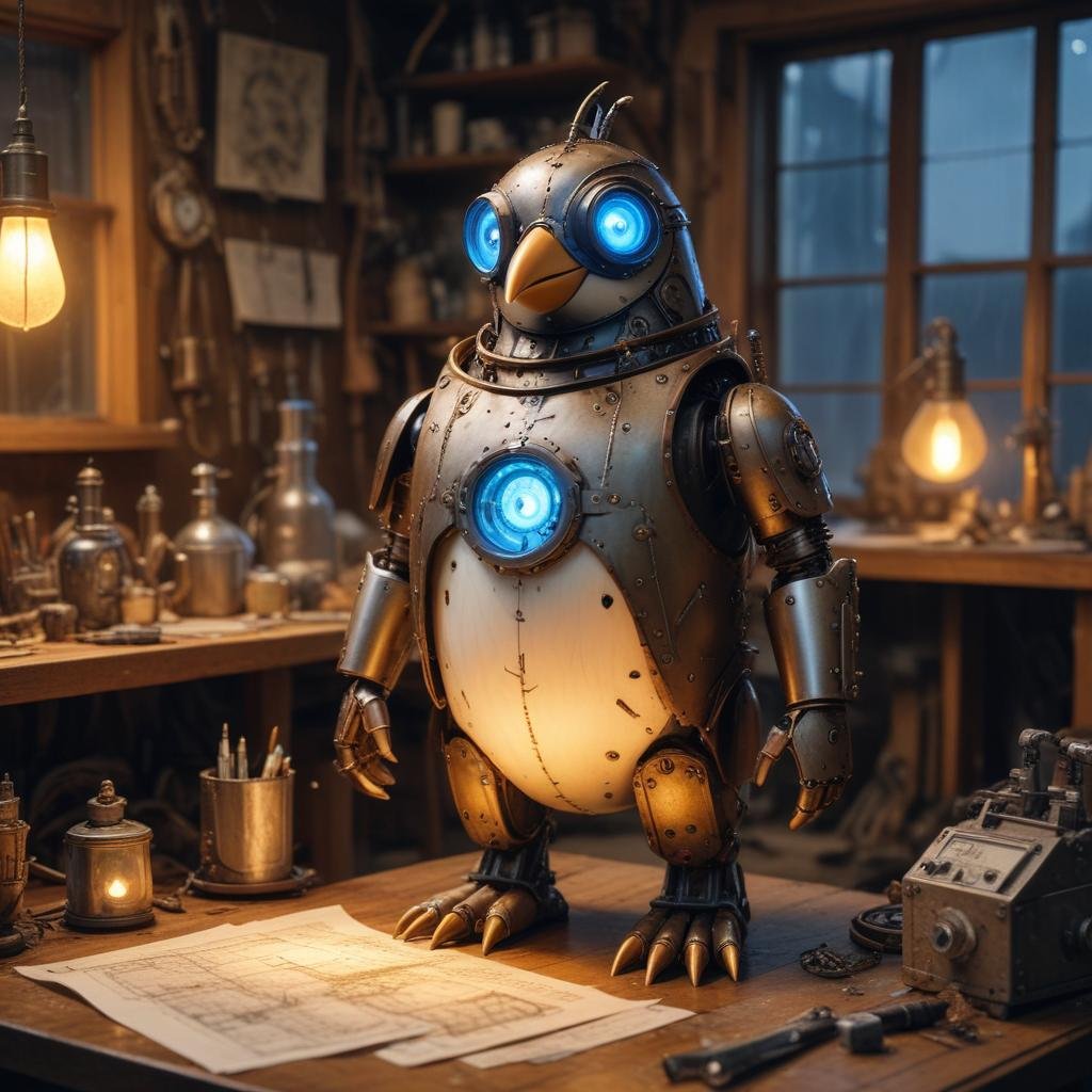 Steampunk penguin Overview of what can be automated using Termux.