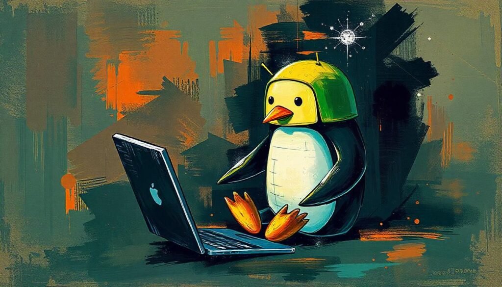 Penguin and android