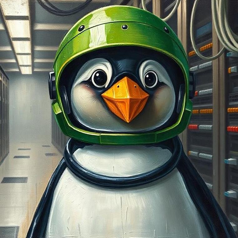 samgalope dev a textured oil painting of a penguin wearing a green android helmet in a server room full of network switches and cables Mapping Network Topology with Nmap in Termux square