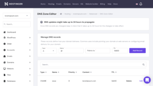 Simplifying Domain Management: Setting Up DNS on Hostinger