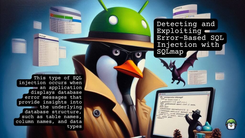 Detecting and Exploiting Error-Based SQL Injection with SQLmap