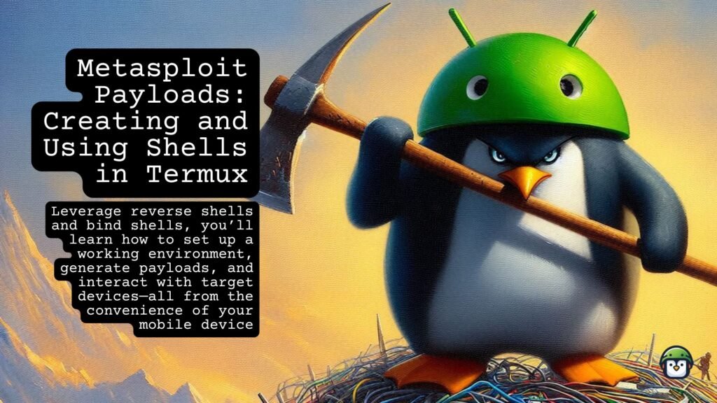 Metasploit Payloads: Creating and Using Shells in Termux
